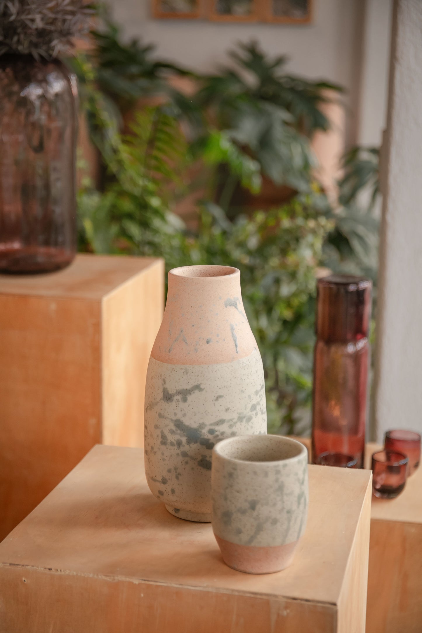 Ceramic Dotted Night Jug