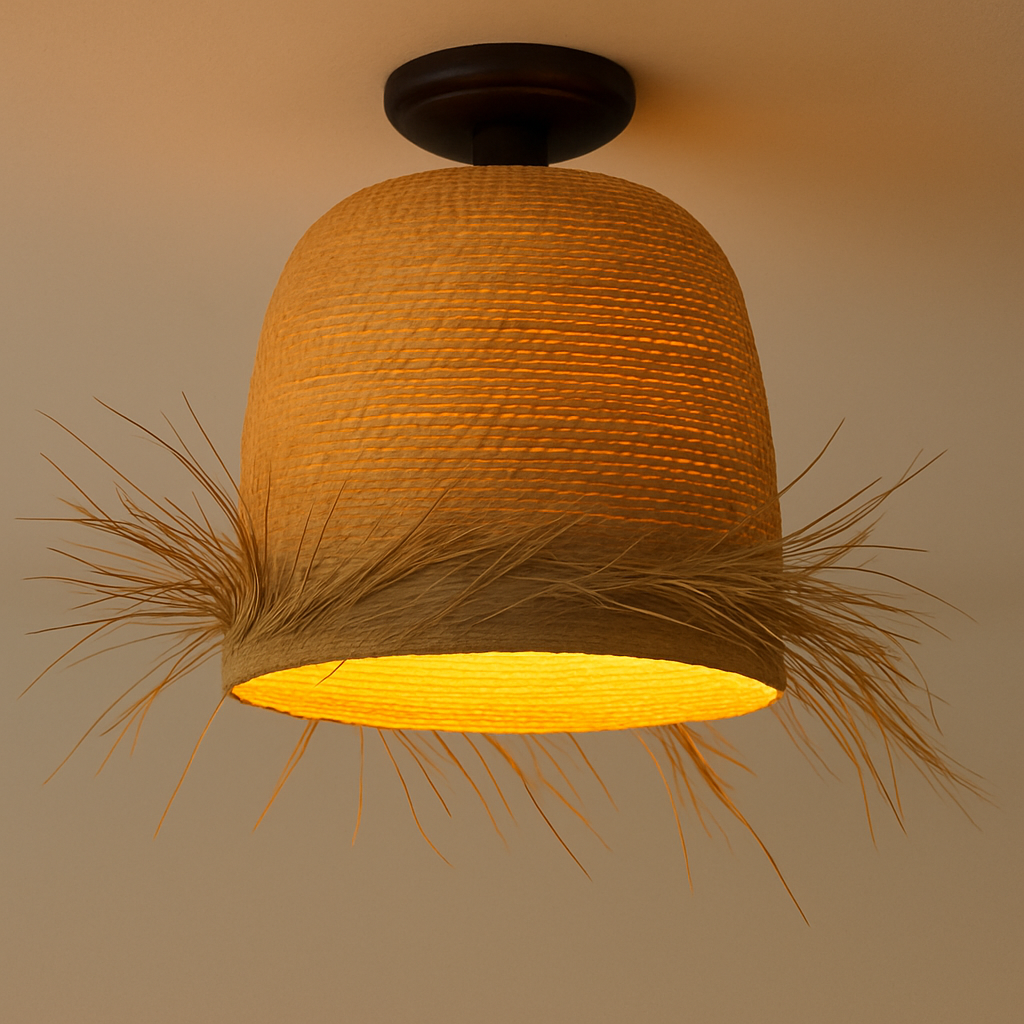 Extra-Large Fringed Basket