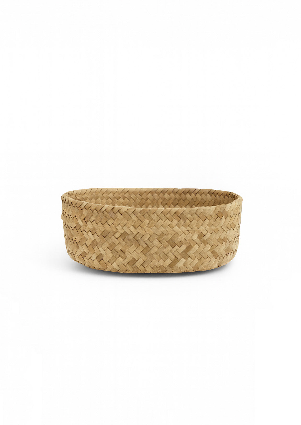 Hand-Woven Bread Basket Smooth Finish