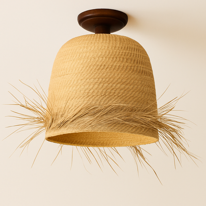 Extra-Large Fringed Basket