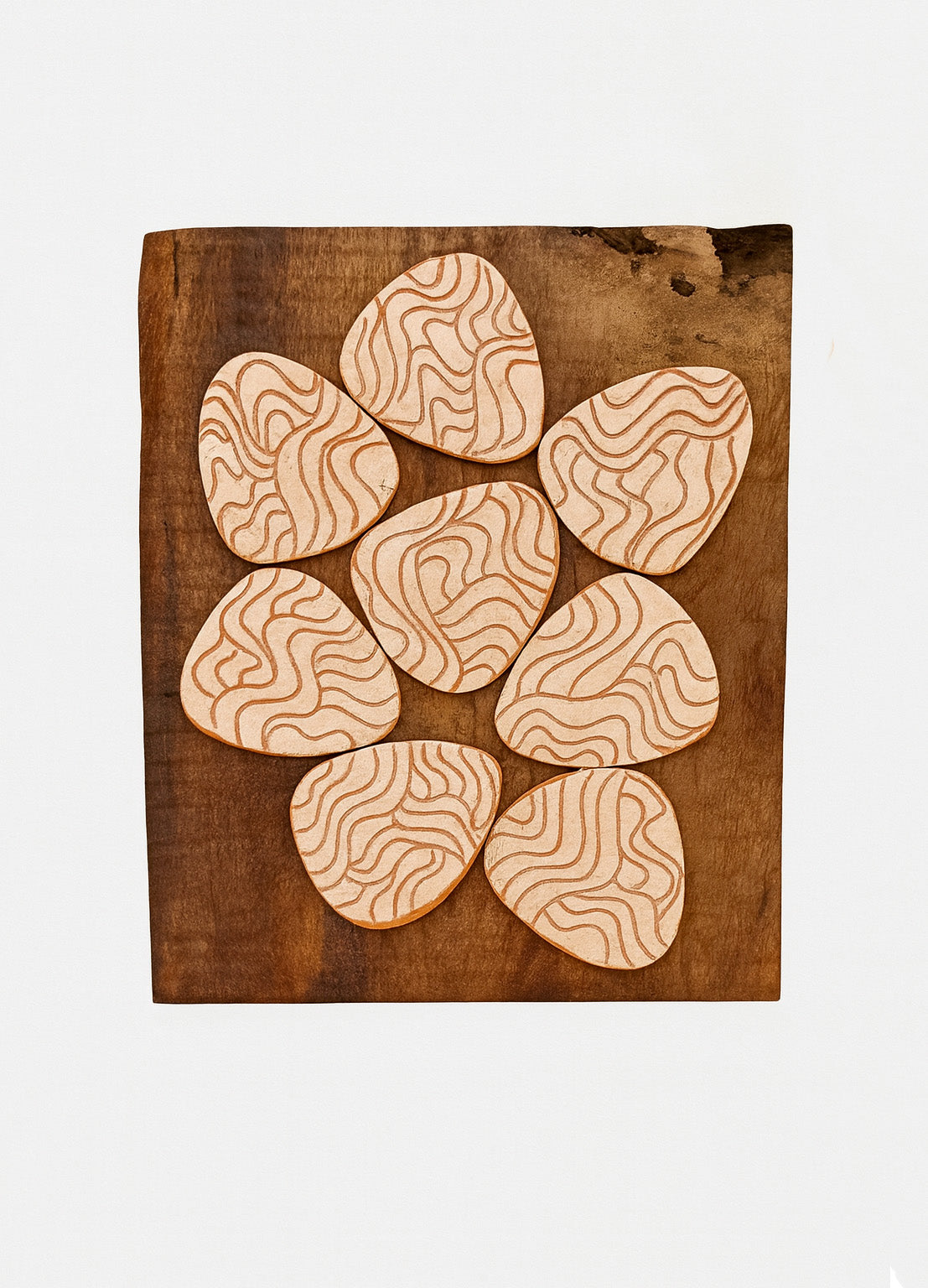 Hand Crafted Clay Art  - River Rocks