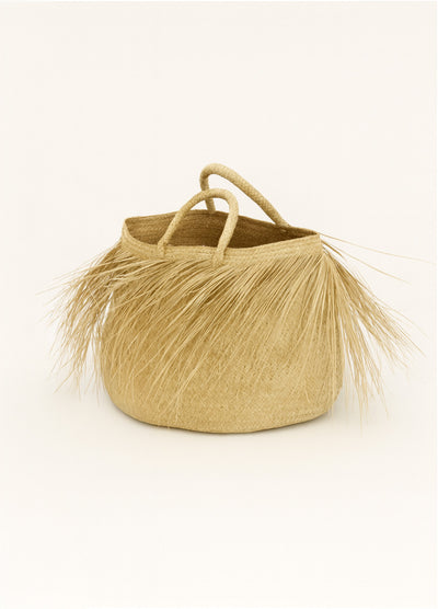 Extra-Large Fringed Basket