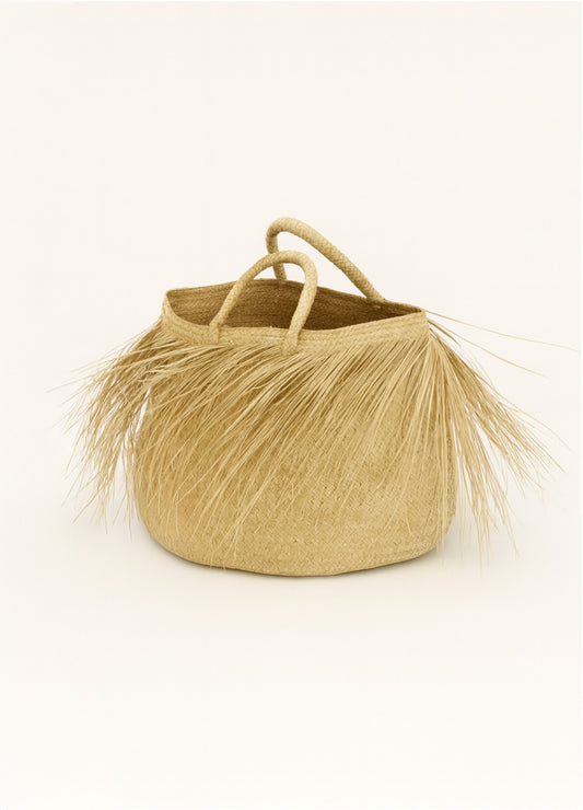 Extra-Large Fringed Basket