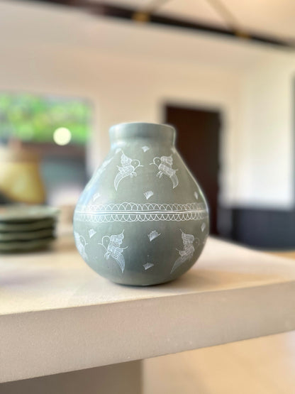 Limited Edition Hand Painted Vase