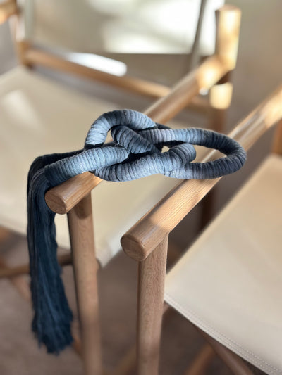 Handcrafted Textile Knot with Naturally Dyed Jute